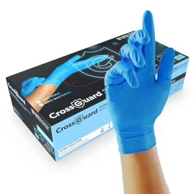 Abbildung von Crossguard antimikrobielle Nitrilhandschuhe Gr. XL