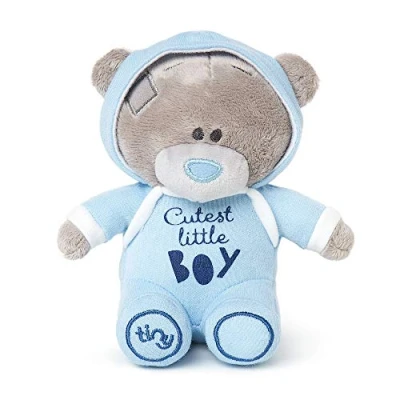 Abbildung von Me to You Babystrampler Tiny Tatty Teddy &quot;Cutest Little Boy&quot;, offizielle Kollektion, Blau