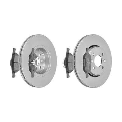 Abbildung von F.BECKER_LINE BREMSSCHEIBEN Ø280MM + BREMSBELÄGE VORNE FÜR RENAULT MEGANE II