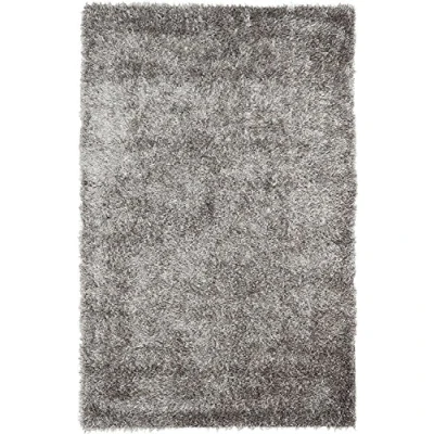 Abbildung von SAFAVIEH Zottelig Teppich für Wohnzimmer, Esszimmer, Schlafzimmer New Orleans Shag Collection, Hoher Flor, Grau und Grau, 61 X 91 cm