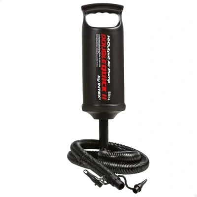 Abbildung von Intex Double Quick 2 Hand Pumpe Luftpumpe 36 cm Mit 3 Düsenaufsätze