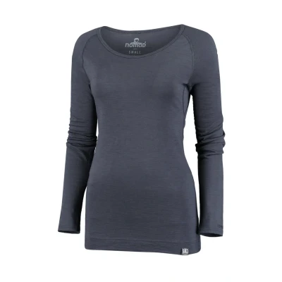 Abbildung von Nomad PURE Langarmshirt, Damen, Größe: XXL, Graphite