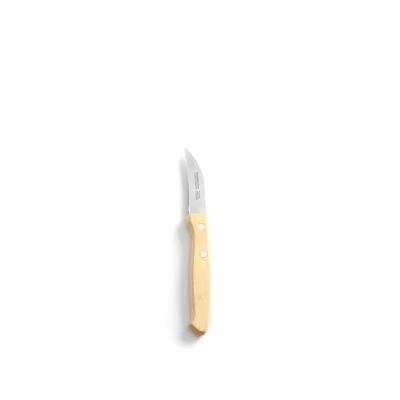 Abbildung von HENDI Schälmesser mit Holzgriff 6 cm Klinge Edelstahl Länge: 16,5