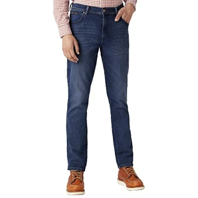 Abbildung von Wrangler Texas Jeans Slim Fit darkblue denim, Herren, Größe: 28x32, Dark blue denim