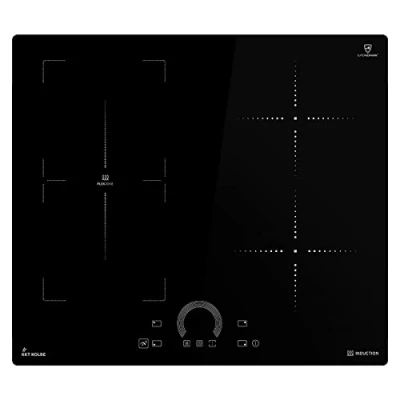 Abbildung von KKT KOLBE Induktions Kochfeld IH85901FZ, Herdplatte / Kochmulde 60 cm 9 Stufen 4 Zonen Flex Zone