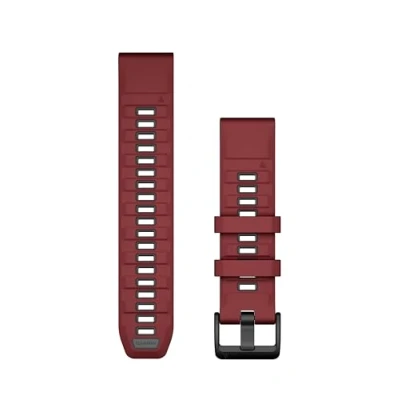 Abbildung von Garmin Ersatzarmband QuickFit 22mm Silikon Marsala/Graphit