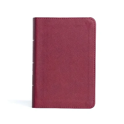 Abbildung von Holy Bible: Christian Standard Bible, Cranberry Leathertouch, Reference Bible