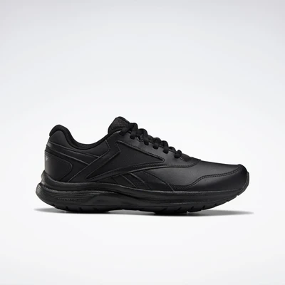 Abbildung von Reebok WALK Ultra 7 DMX MAX Walkingschuh, Damen, Größe: 36, Black/cold grey/collegiate royal Lederimitat/textil