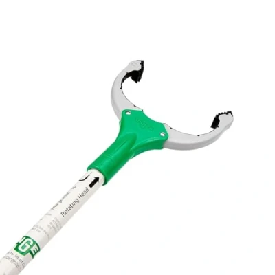 Abbildung von UNGER NiftyNabber Trigger Allzweckgreifer (93 cm lang, Müllzange, mit Magnetspitze, Greifkopf 360 drehbar, sehr robust) NT090