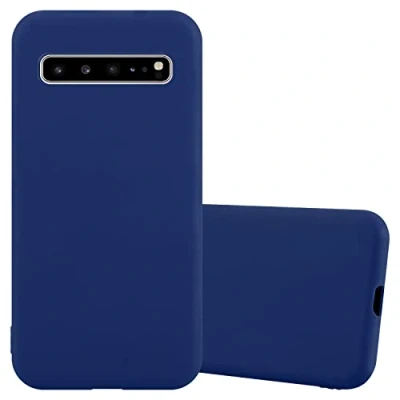 Abbildung von Cadorabo Hülle kompatibel mit Samsung Galaxy S10 5G Schutzhülle TPU Silikon Case Candy Design Slim Kratzfest Weiche Gummi Rundumschutz für in Blau