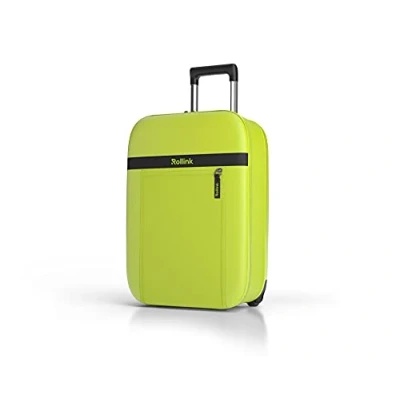 Abbildung von Rollink AURA Cabin Faltbarer 2ROLLEN Trolley Boardcase, Größe: One Size, Limeade