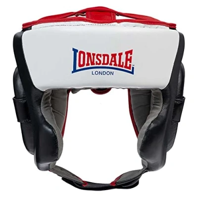Abbildung von Lonsdale Unisex Adult PADBURY Equipment, Black/White/Red, L/XL