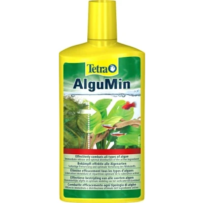 Abbildung von Tetra AlguMin bekämpft schnell alle Arten von Algen im Aqarium und verhindert effektiv die Neubildung, 500 ml Flasche