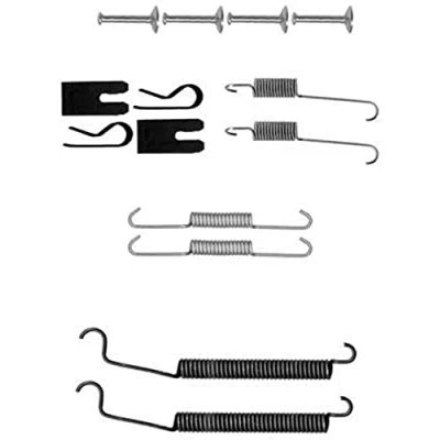 Abbildung von HELLA 8DZ 355 200 911 Zubehörsatz, Bremsbacken MITSUBISHI: COLT 6, SMART: Forfour I