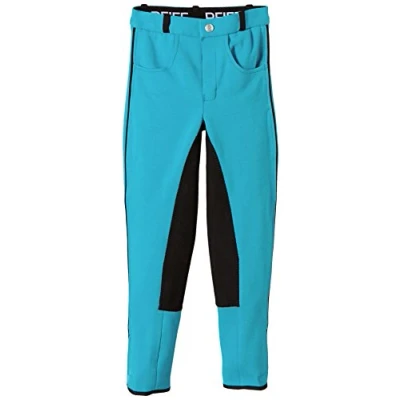 Abbildung von Pfiff 101659 Kinder Reithose Franka Vollbesatz Vollbesatzreithose, türkis, 152