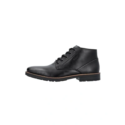 Abbildung von Rieker Herren Schnürstiefeletten 33207, Männer Stiefeletten,halbstiefel,Kurzstiefel,uebergangsschuhe,uebergangsstiefel,schwarz (00),43 EU / 9 UK