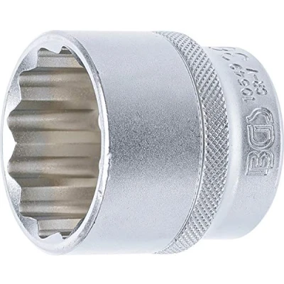 Abbildung von BGS 10649 Steckschlüssel Einsatz Zwölfkant 12,5 mm (1/2&quot;) SW 36 CV Stahl