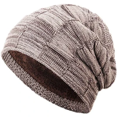 Abbildung von compagno Strickmütze (1 St) Gefütterte Beanie Wintermütze Damen Herren Mütze Haube Winter Herbst