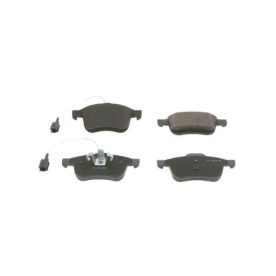 Abbildung von BOSCH 0 986 494 453 Bremsbelagsatz Low Metallic inkl. Verschleißwarnkontakt mit Anti Quietsch Blech, Montageanleitung FIAT: Doblo II Kombi