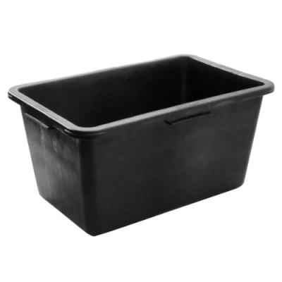Abbildung von Maurerkübel PE schwarz 90 ltr. quadratisch