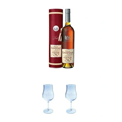 Abbildung von Frapin Fontpinot Cognac XO 0,7 Liter + Stielglas 1 Stück