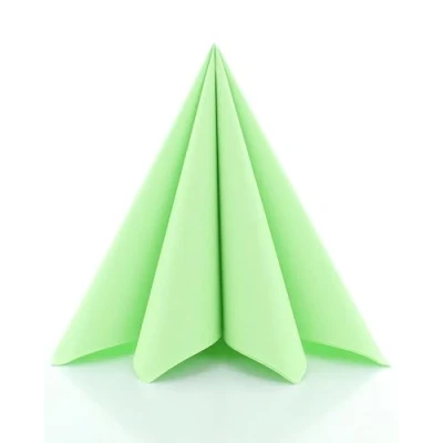Abbildung von Sovie HORECA Servietten in Pistazie aus Linclass Airlaid, stoffähnliche Einwegservietten ideal für Hochzeit &amp; Partys, 40 x cm, 50 stück