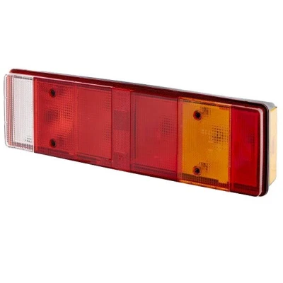 Abbildung von HELLA 2VP 008 204 121 Rückleuchte rechts P21W, R5W schwarz 12 ohne Glühlampen mit Lampenträger VOLKSWAGEN: LT 28 46 II Pritsche / Fahrgestell