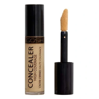 Abbildung von GOSH Concealer High Coverage 004 Natural für optimale Deckkraft Iflüssiges Make Up, deckt Augenringe, Rötungen, Unreinheiten zuverlässig ab I Highlighting &amp; Contouring Falten wegschminken IVegan