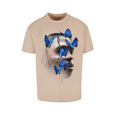Abbildung von Upscale by Mister Tee LE Papillon Oversize Tshirt print, Herren, Größe: Large, Wet sand