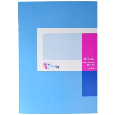 Abbildung von König &amp; Ebhardt 8610191 Geschäftsbuch / Kassenbuch (A5, Einnahmen/Ausgaben, 80g/m², 40 Blatt Drahtheftung)