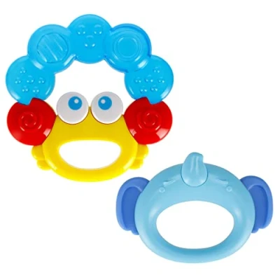 Abbildung von Bam Baby Set Rassel + Krabbenbeißer, Lernspielzeug BamBam (359920)