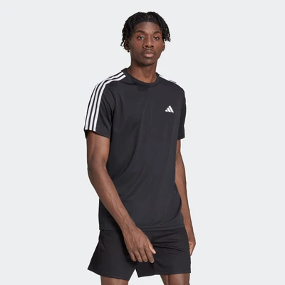 Abbildung von adidas Herren T Shirt (Short Sleeve) Tr Es Base 3S T, Black/White, IB8150, 4XL