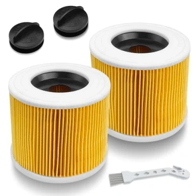 Abbildung von Baxcdyswe 2 Stück WD3 Filter für Kärcher Staubsauger WD3, WD2, WD1, MV3, MV2, A, K, KNT, NT, SE, VC Patronenfilter Ersatzfilter Staubsaugerfilter 6.414 552.0/64145520
