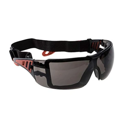 Abbildung von Portwest Tech Look Plus Brille, Größe: Einheitsgröße, Farbe: Rauch, PS11SKR