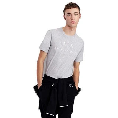 Abbildung von Armani Exchange Herren 8nztcj T Shirt, Grau, M