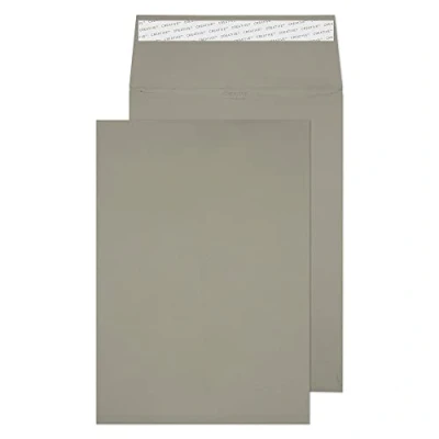 Abbildung von Blake Creative Colour 9250 FAlten Versandtasche Haftklebung Steingrau C4 324 x 229 mm 120g/m² 125 Stück