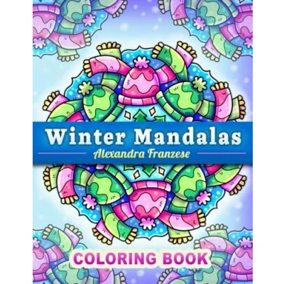 Abbildung von Winter Mandalas Coloring Book: Fun Easy to Color Designs, Great Holiday Activities for Kids and Adults, Christmas Pattern Pages Included (Icon Mandala Books)