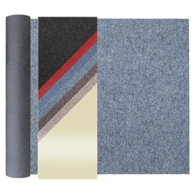 Abbildung von Primaflor Sauberlauf PICOLLO, Grau Blau, 2,00m x 1,50m, Rutschfester Schmutzfangläufer Meterware, Robuster Küchenläufer nach Maß, Zuschneidbarer Teppichläufer, Eingangsmatte für Flur und Windfang