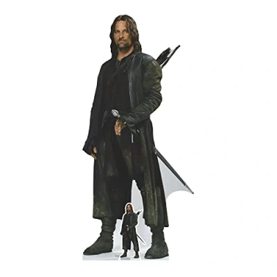 Abbildung von Star Cutouts SC4130 Aragorn Viggo Mortensen der Herr Ringe Lebensgroßer Pappaufsteller