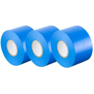 Abbildung von GOCABLETIES Isolierband Blau 50 mm x 33 m strapazierfähiges, selbstklebendes zum Schutz, Bündeln und Reparieren von Kabeln 3 Rollen