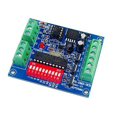 Abbildung von 3 Channel DMX512 Controller Driver DMX Decoder 15A For RGB Led