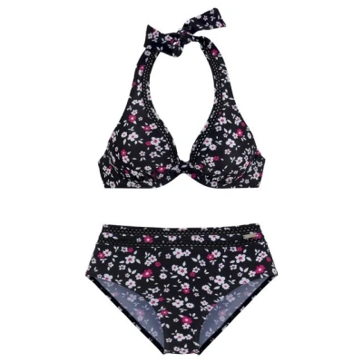 Abbildung von Lascana WIRE Penny Bikini, Damen, Größe: 42xE, Black