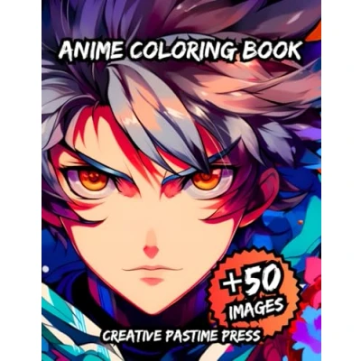 Abbildung von Anime Coloring BOOK: Book, Color Book for Adults, Kids, Teens, Girls, Boys, Mens and Womens