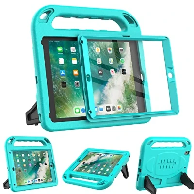 Abbildung von Surom Kinder Schutzhülle für iPad 9,7 Zoll (24,6 cm) 2018/2017 türkis