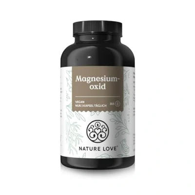 Abbildung von Magnesiumoxid 365 Kapseln Nature Love St