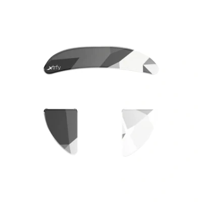 Abbildung von Xtrfy Glass Skates, Selbstklebende Mausfüße aus Aluminosilikat Glas, Kompatibel mit Gaming Maus M8 Wireless, Für Schnelles und Präzises Gleiten