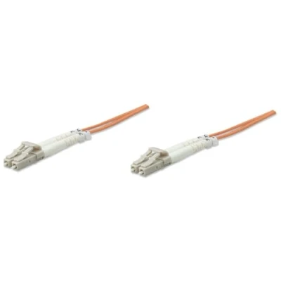 Abbildung von Intellinet LWL Anschlusskabel LC/LC 2M Multimode OM1 orange Patchkabel Duplex LC/Stecker 2.0 m Zipcord