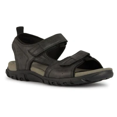 Abbildung von Geox U Strada Trekkingsandale, Herren, Größe: 40, Black Schuhe