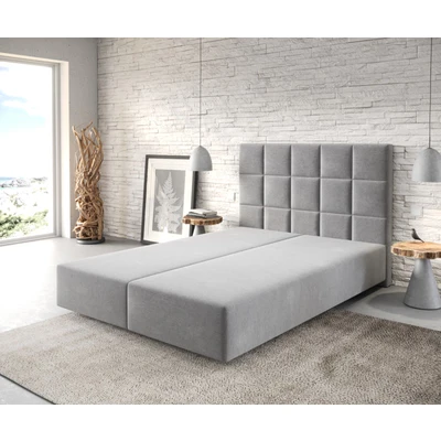 Abbildung von Boxspringgestell Dream Fine 140x200 cm Mikrofaser Grau