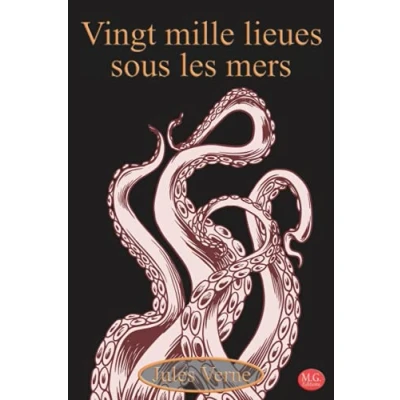 Abbildung von Vingt mille lieues sous les mers: Jules Verne 15,24cm/22,86cm M.G. Editions (Annoté)